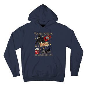 Christmas Train Christmas Believe Xmas Santa Tall Hoodie