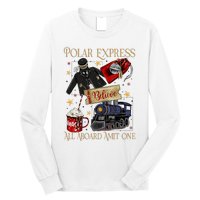 Christmas Train Christmas Believe Xmas Santa Long Sleeve Shirt