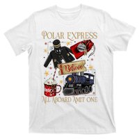 Christmas Train Christmas Believe Xmas Santa T-Shirt