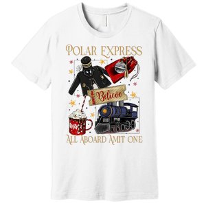 Christmas Train Christmas Believe Xmas Santa Premium T-Shirt