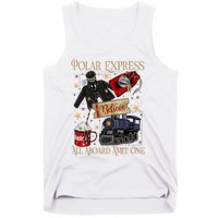 Christmas Train Christmas Believe Xmas Santa Tank Top