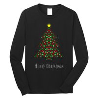 Christmas Tree Celebration Merry Christmas Xmas Long Sleeve Shirt