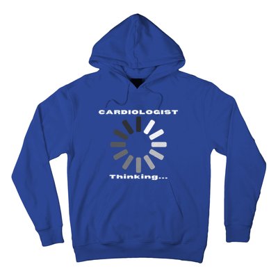 Cardiologist Thinking Cardiology Heart Surgeon Funny Doctor Cool Gift Hoodie