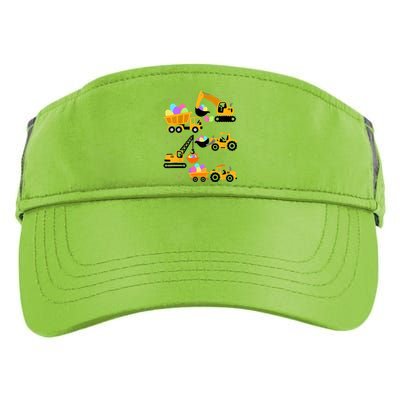 Crane Truck Construction Funny Easter Day Gift Adult Drive Performance Visor