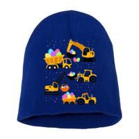 Crane Truck Construction Funny Easter Day Gift Short Acrylic Beanie