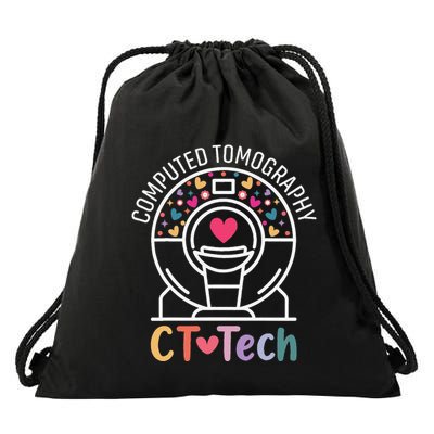 Ct Tech Computed Tomography Technologist Radiology Ct Scan Drawstring Bag