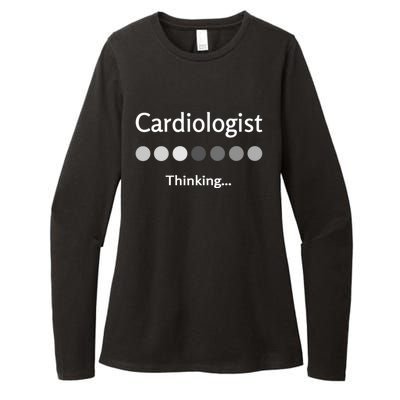 Cardiologist Thinking Cardiology Heart Surgeon Work Quote Cool Gift Womens CVC Long Sleeve Shirt