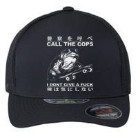 Call The Cops I DonT Give A Fuck Funny Toad Japanese Flexfit Unipanel Trucker Cap