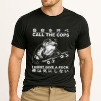 Call The Cops I DonT Give A Fuck Funny Toad Japanese Cooling Performance Crew T-Shirt