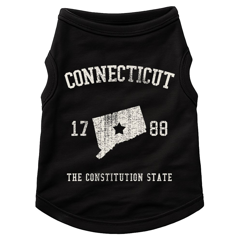 Connecticut The Constitution State Vintage Doggie Tank