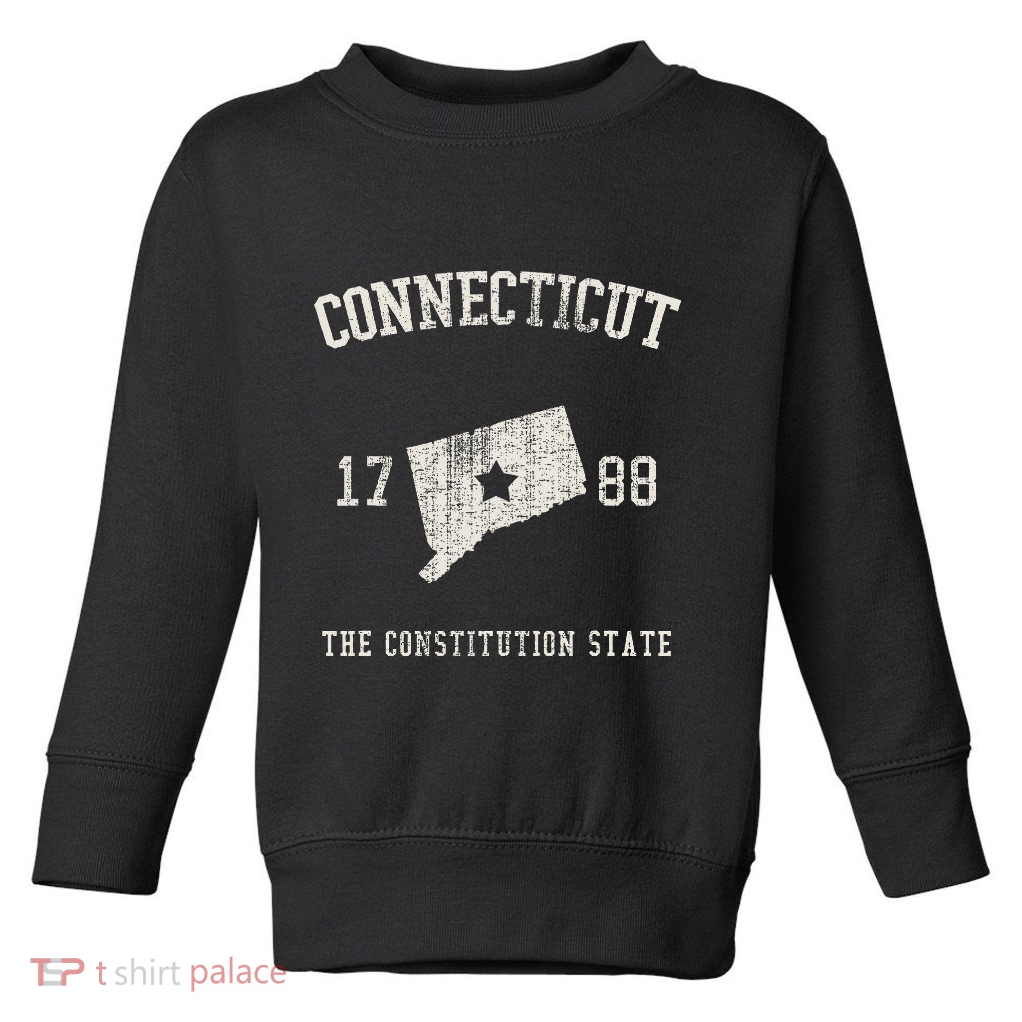 Connecticut The Constitution State Vintage Toddler Sweatshirt