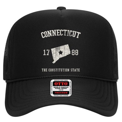 Connecticut The Constitution State Vintage Trucker Hat