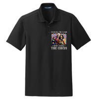 Changing The Clown WonT Change The Circus Kamala Clown Dry Zone Grid Polo