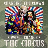 Changing The Clown WonT Change The Circus Kamala Clown Legacy Tie Dye Trucker Hat
