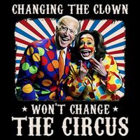 Changing The Clown WonT Change The Circus Kamala Clown Bucket Hat