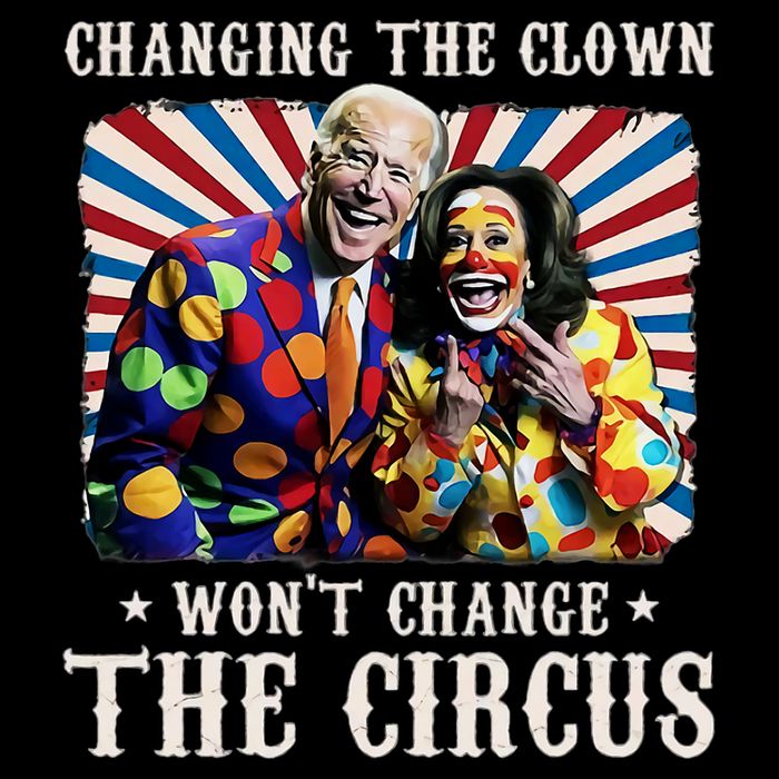 Changing The Clown WonT Change The Circus Kamala Clown Bucket Hat