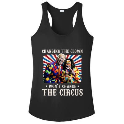 Changing The Clown WonT Change The Circus Kamala Clown Ladies PosiCharge Competitor Racerback Tank