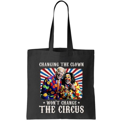 Changing The Clown WonT Change The Circus Kamala Clown Bag