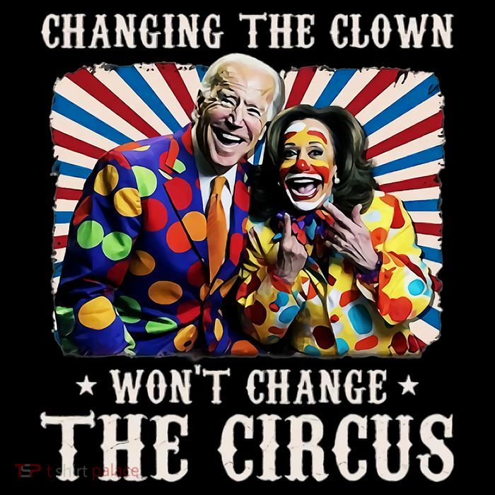 Changing The Clown WonT Change The Circus Kamala Clown Sustainable Knit Beanie