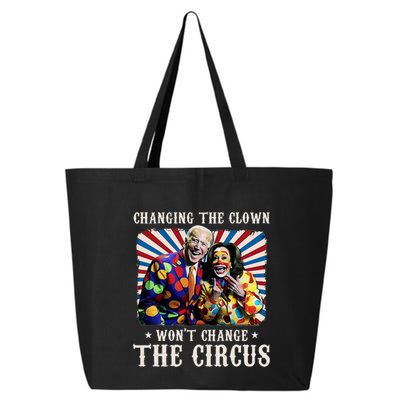 Changing The Clown WonT Change The Circus Kamala Clown 25L Jumbo Tote