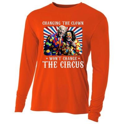 Changing The Clown WonT Change The Circus Kamala Clown Cooling Performance Long Sleeve Crew