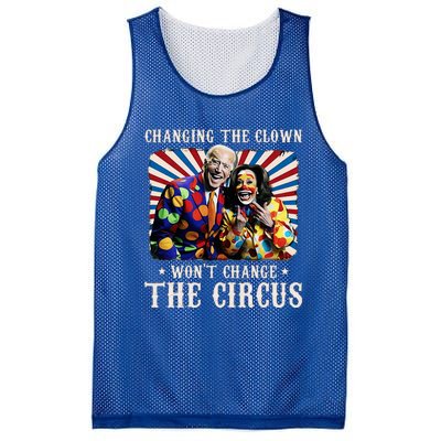 Changing The Clown WonT Change The Circus Kamala Clown Mesh Reversible Basketball Jersey Tank