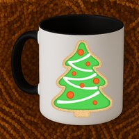 Christmas Tree Cookie Cute Holiday Mug
