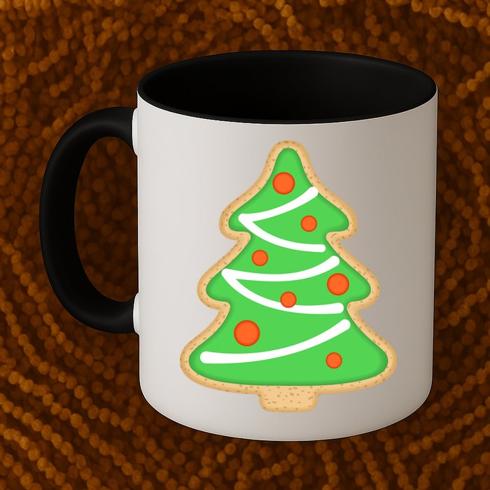Christmas Tree Cookie Cute Holiday Mug