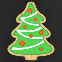 Christmas Tree Cookie Cute Holiday 11oz C Handle Ceramic Mug