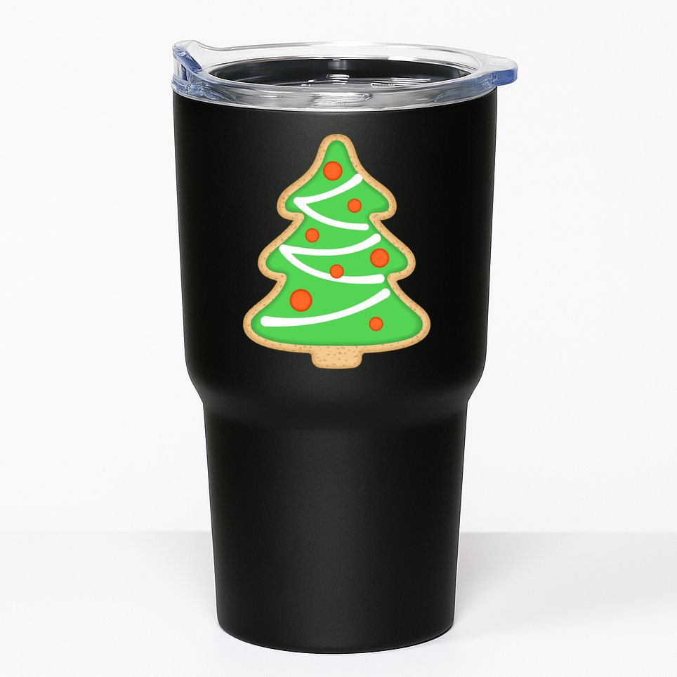 Christmas Tree Cookie Cute Holiday Tumbler