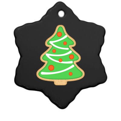 Christmas Tree Cookie Cute Holiday Ceramic Star Ornament