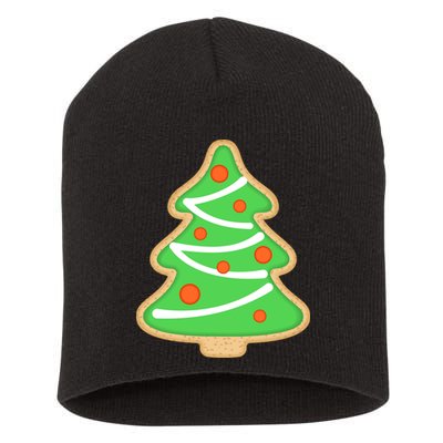Christmas Tree Cookie Cute Holiday Short Acrylic Beanie