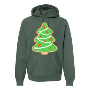 Christmas Tree Cookie Cute Holiday Premium Hoodie