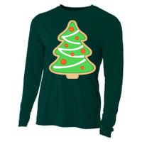 Christmas Tree Cookie Cute Holiday Cooling Performance Long Sleeve Crew