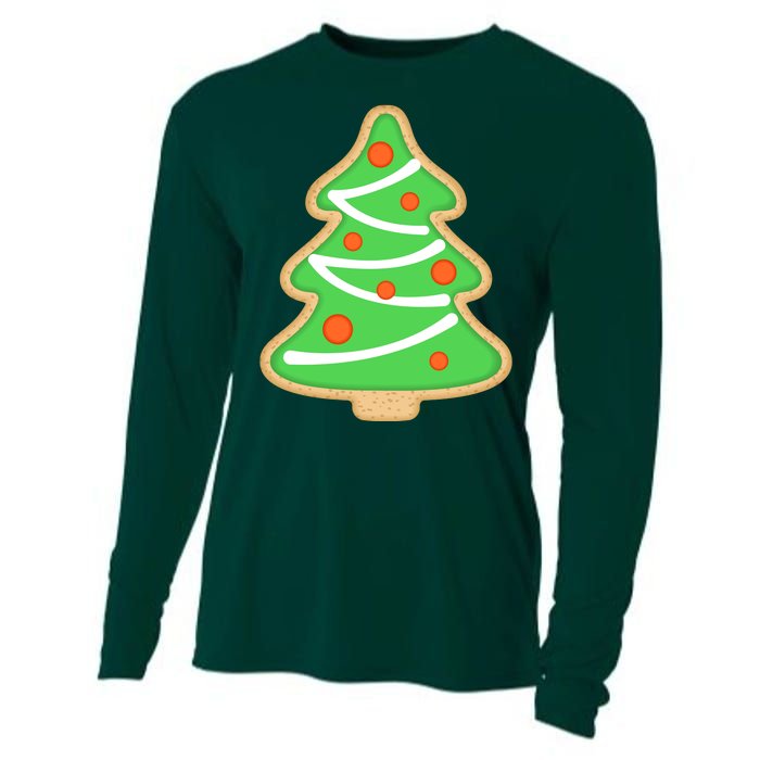 Christmas Tree Cookie Cute Holiday Cooling Performance Long Sleeve Crew