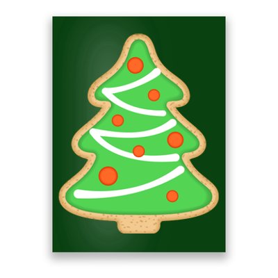 Christmas Tree Cookie Cute Holiday Poster