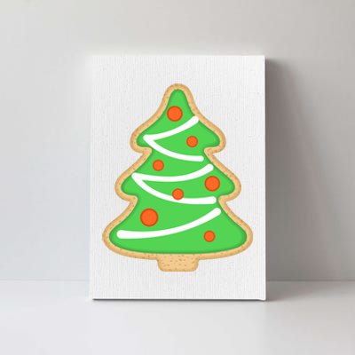 Christmas Tree Cookie Cute Holiday Canvas