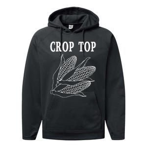 Crop Top Corn Performance Fleece Hoodie