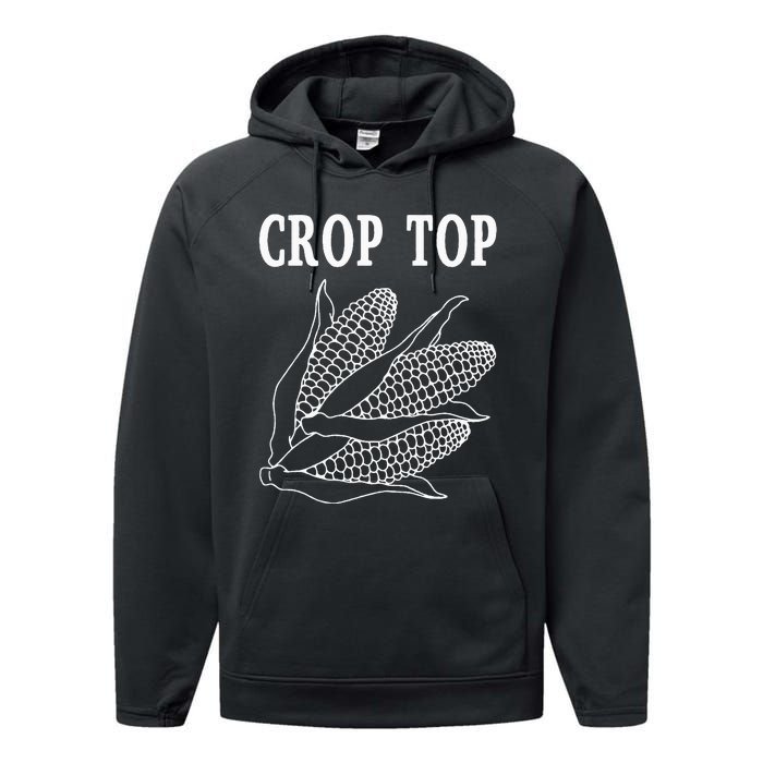 Crop Top Corn Performance Fleece Hoodie