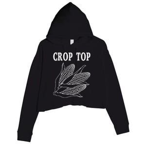 Crop Top Corn Crop Fleece Hoodie