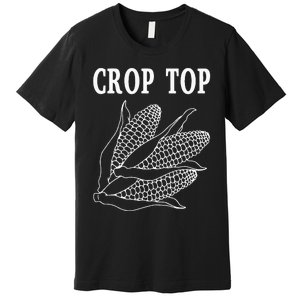 Crop Top Corn Premium T-Shirt