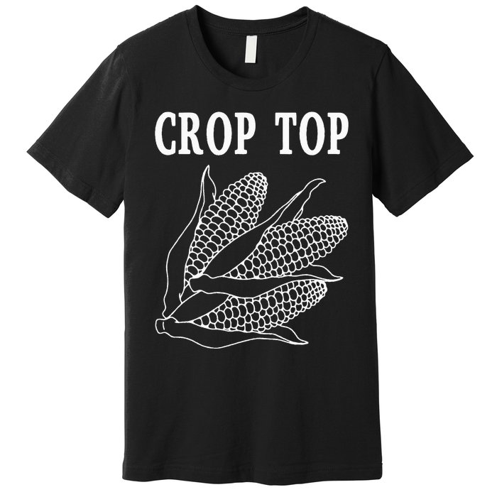 Crop Top Corn Premium T-Shirt