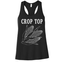 Crop Top Corn Women's Racerback Tank