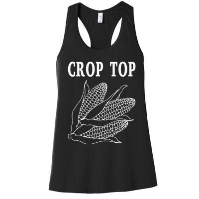 Crop Top Corn Women's Racerback Tank