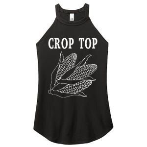 Crop Top Corn Women's Perfect Tri Rocker Tank