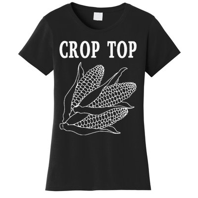 Crop Top Corn Women's T-Shirt