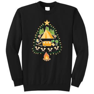 Christmas Tree Camping Christmas Xmas Gifts Men Women Sweatshirt