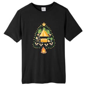 Christmas Tree Camping Christmas Xmas Gifts Men Women Tall Fusion ChromaSoft Performance T-Shirt