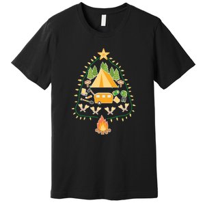 Christmas Tree Camping Christmas Xmas Gifts Men Women Premium T-Shirt