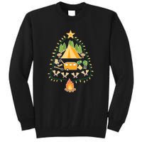 Christmas Tree Camping Christmas Xmas Gifts Men Women Tall Sweatshirt